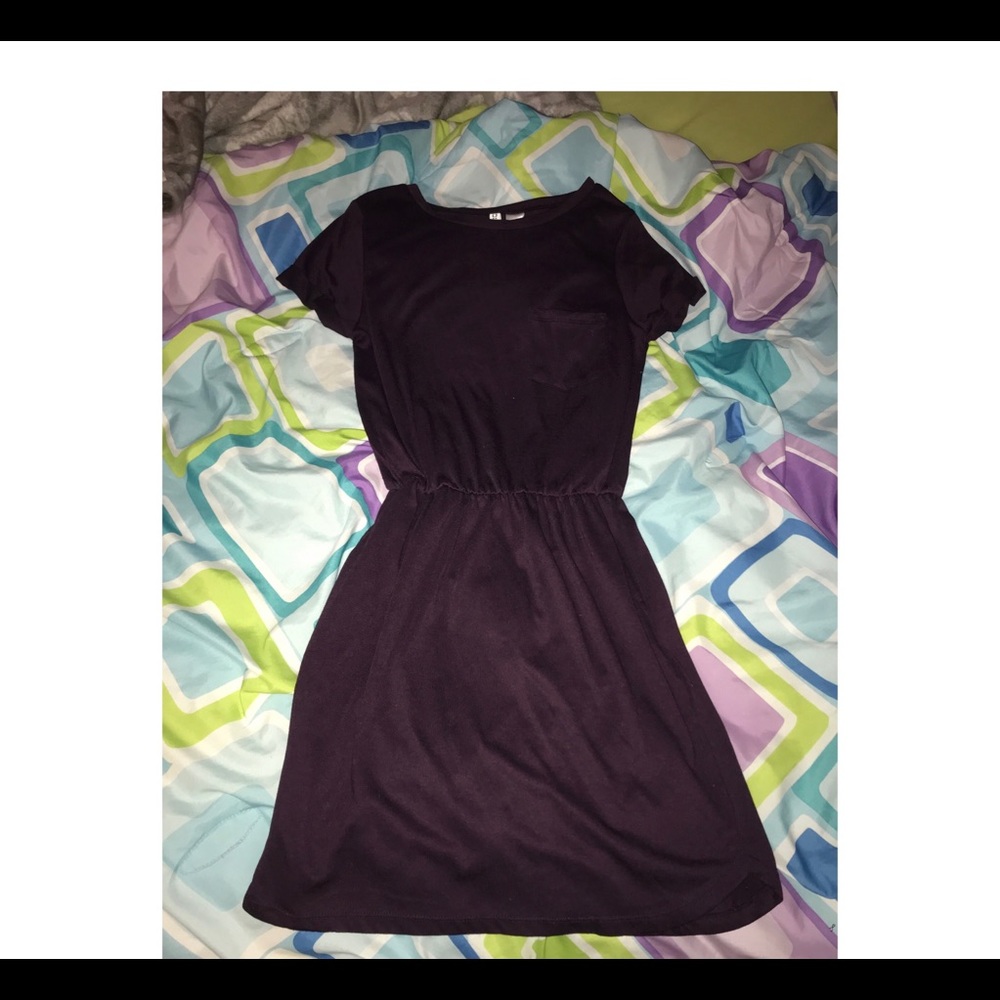 H&M plum casual dress